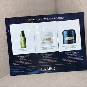3pcs La Mer Treatment Lotion Moisturizing Soft Cream Night Cream Sample travel